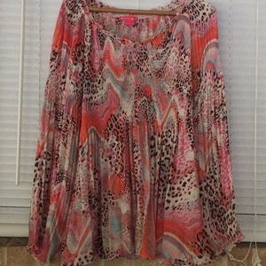 Long sleeve blouse. Size L